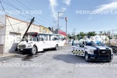 Chofer ebrio provoca caos en El Pueblo