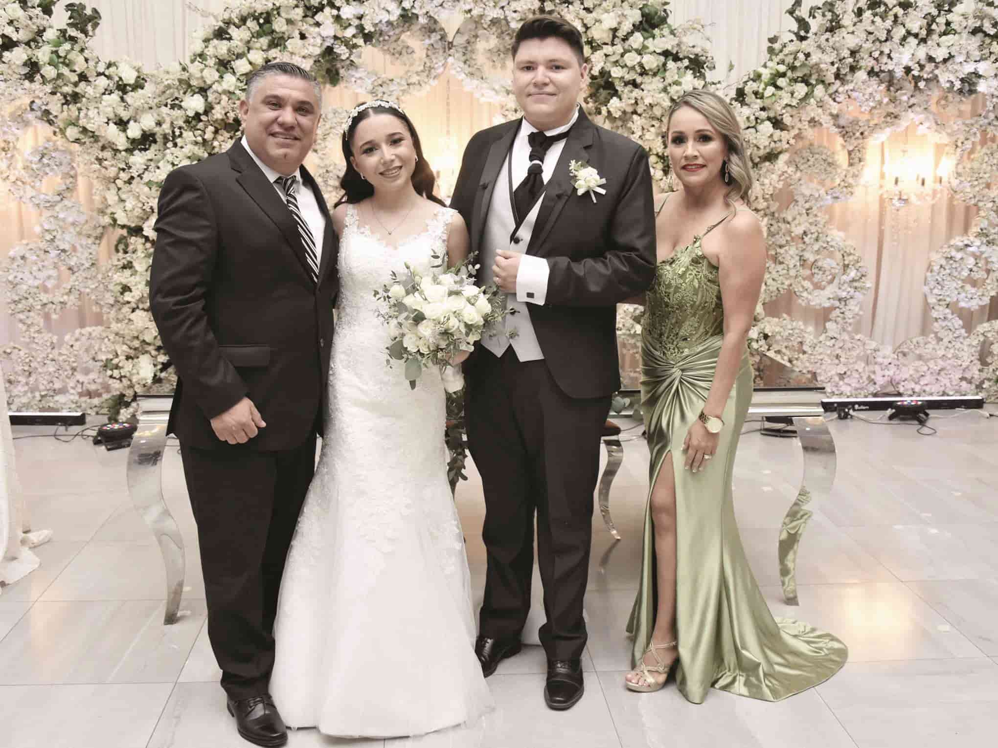 Karen y Andrés unidos en matrimonio