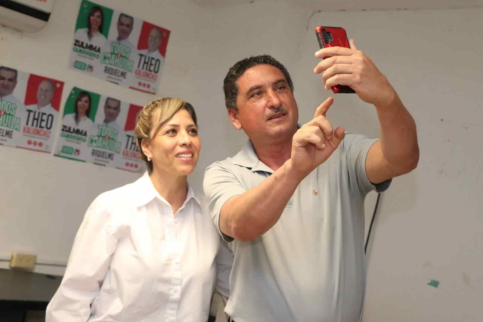 Se reúne Zulmma Guerrero con comité municipal priista