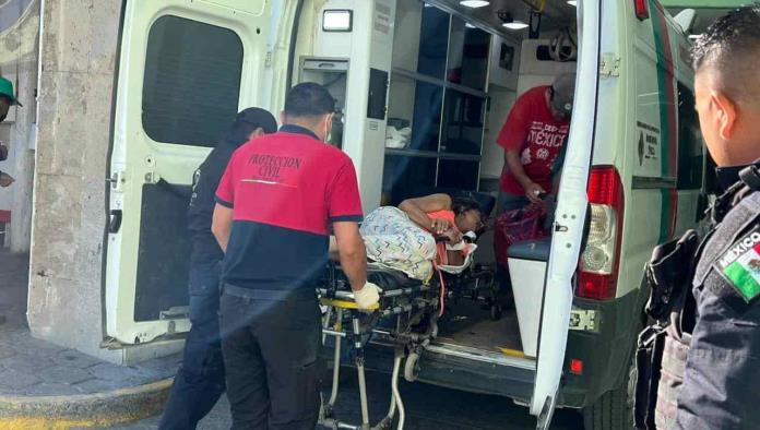 ambulancia con paciente grave