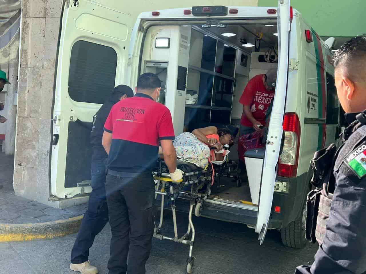 ambulancia con paciente grave