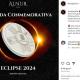 Lanzan moneda del Eclipse 2024