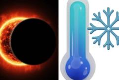 ¿Por qué baja la temperatura durante el eclipse solar?