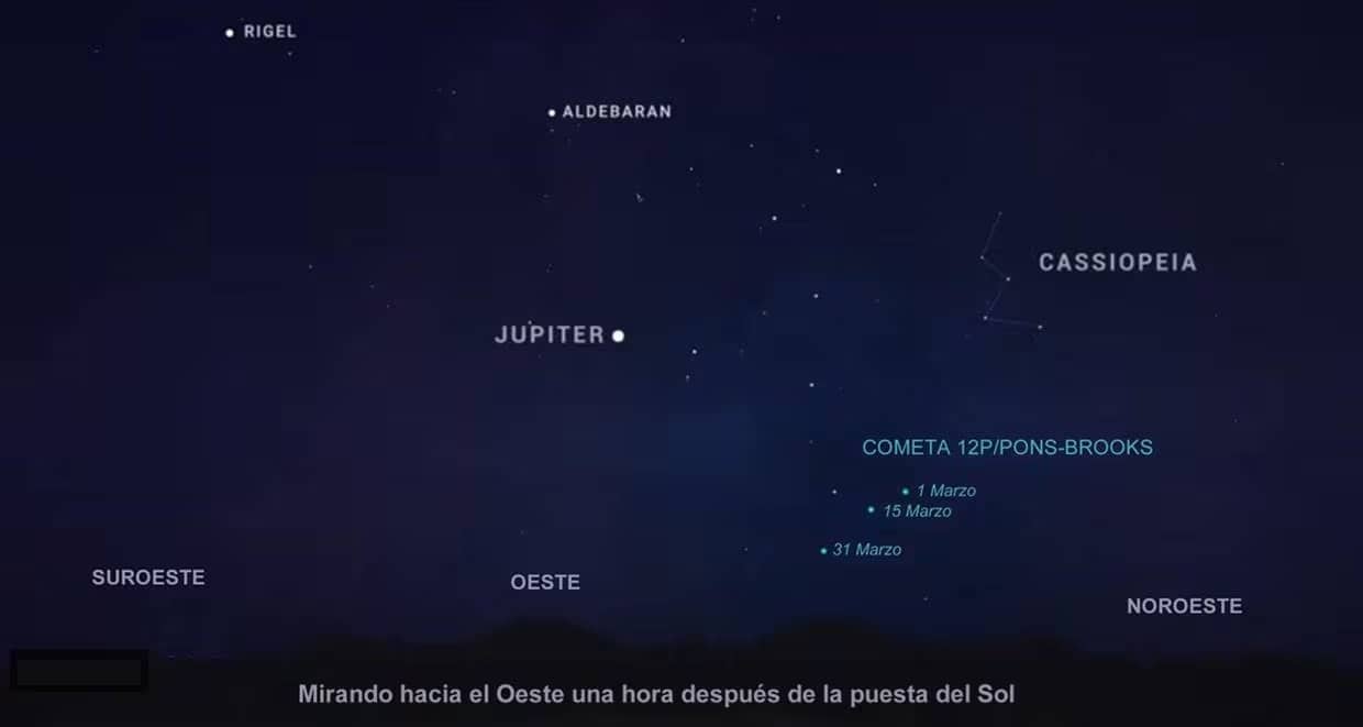 El cometa “diablo” ya se puede ver en el cielo nocturno en el hemisferio norte