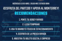Monterrey arrestará a los aficionados que invadan la cancha en el juego contra Messi