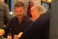David Beckham es captado caguameando en Monterrey