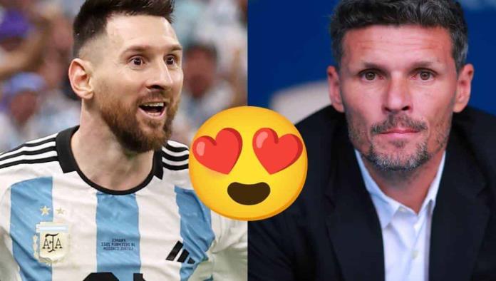 No hubo saludo entre Messi y ´Tano´ Ortiz