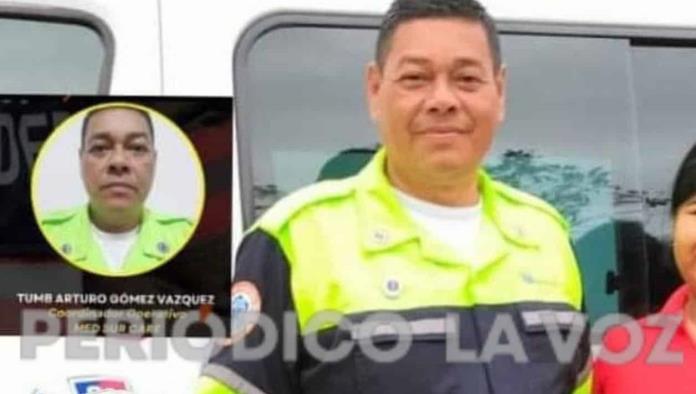 Muere Bombero por volcadura en la 57