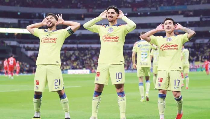 América golea a Toluca, es líder y consigue Liguilla directa