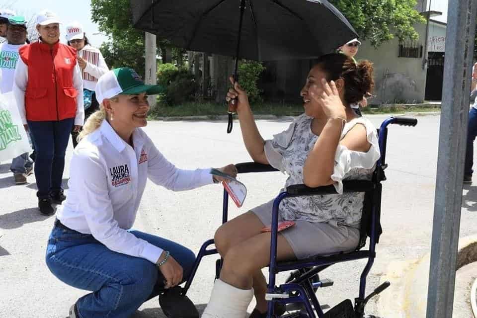 La candidata de la Alianza por la Seguridad del PRI, PRD y UDC propone acciones en limpieza y salud.