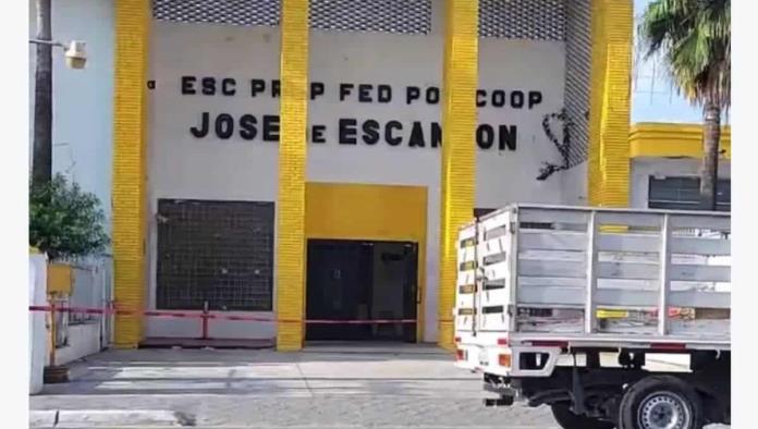 Evacuan preparatoria de Reynosa tras encontrar una granada en la entrada