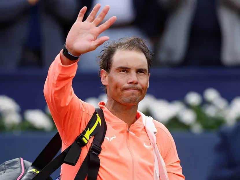 Rafael Nadal se alegró de regresar a las pistas en Barcelona.