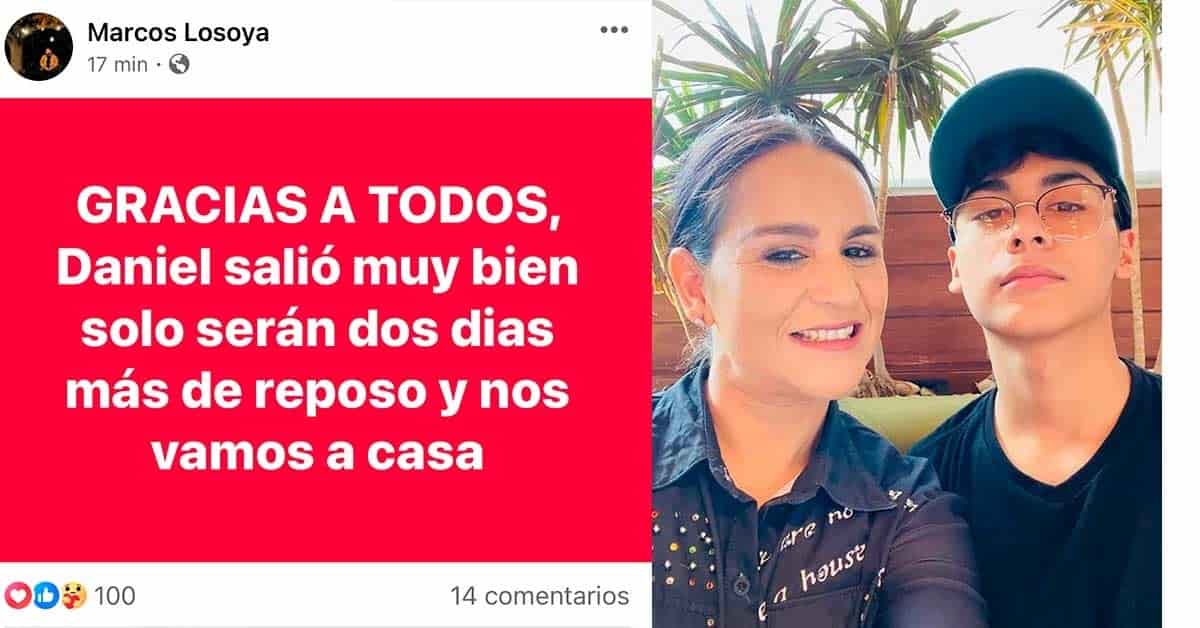 Se prepara Daniel para regresar a casa