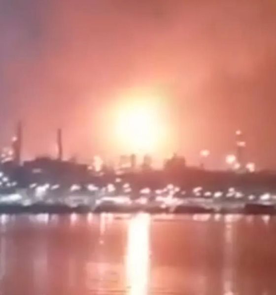 Reportan explosión e incendio en refinería de Veracruz