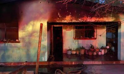 Incendian domicilio en Minas de Barroterán