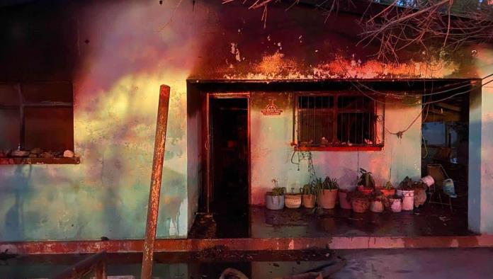 Incendian domicilio en Minas de Barroterán