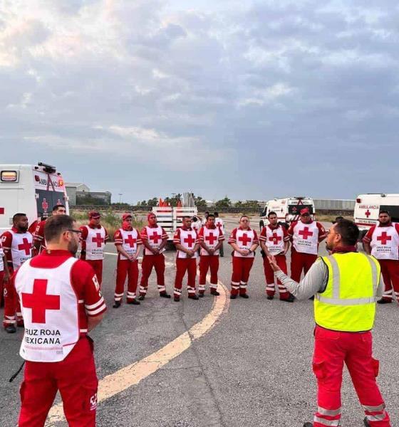 Preparados para salvar vidas! Cruz Roja se capacita en manejo de emergencias