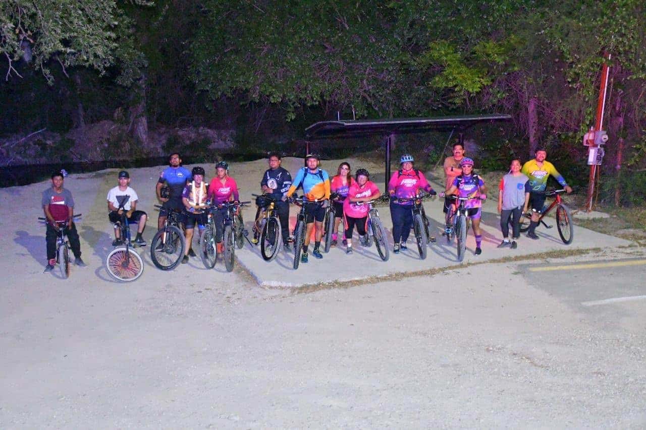 Éxito en la rodada conmemorativa del día de la bicicleta de Nava