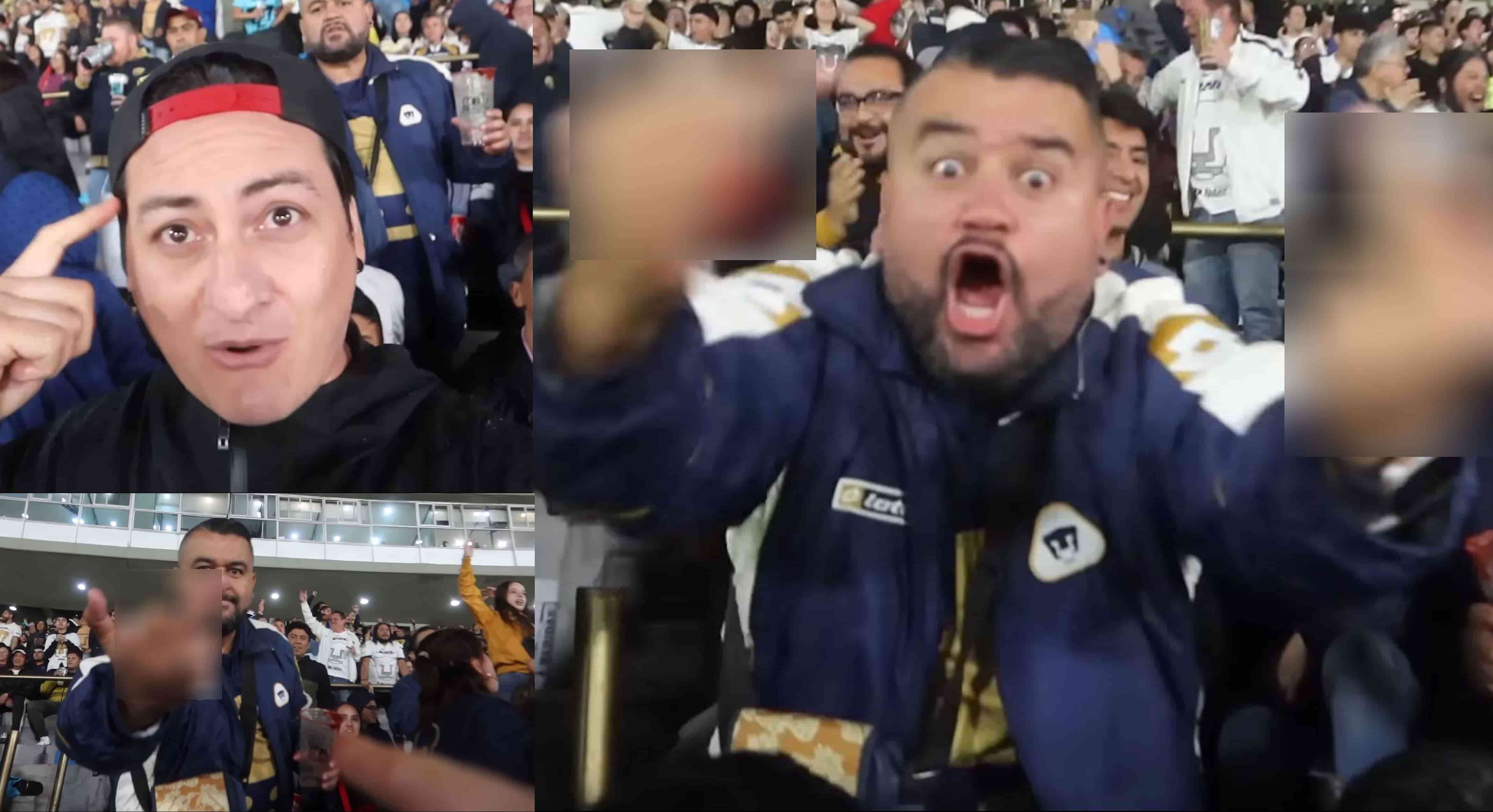 VIDEO: Influencer denuncia acoso y agresión por un fan de Pumas en el Clásico Capitalino
