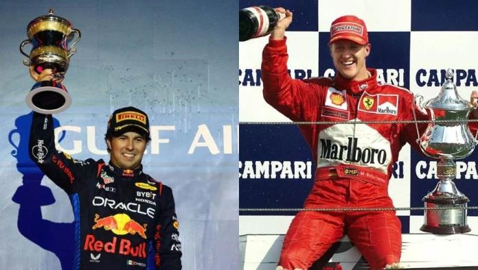 F1: ‘Checo’ Pérez supera puntos de Michael Schumacher en Fórmula 1