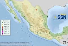 Reporta SSN sismo de 4.1 en Serranía de Múzquiz