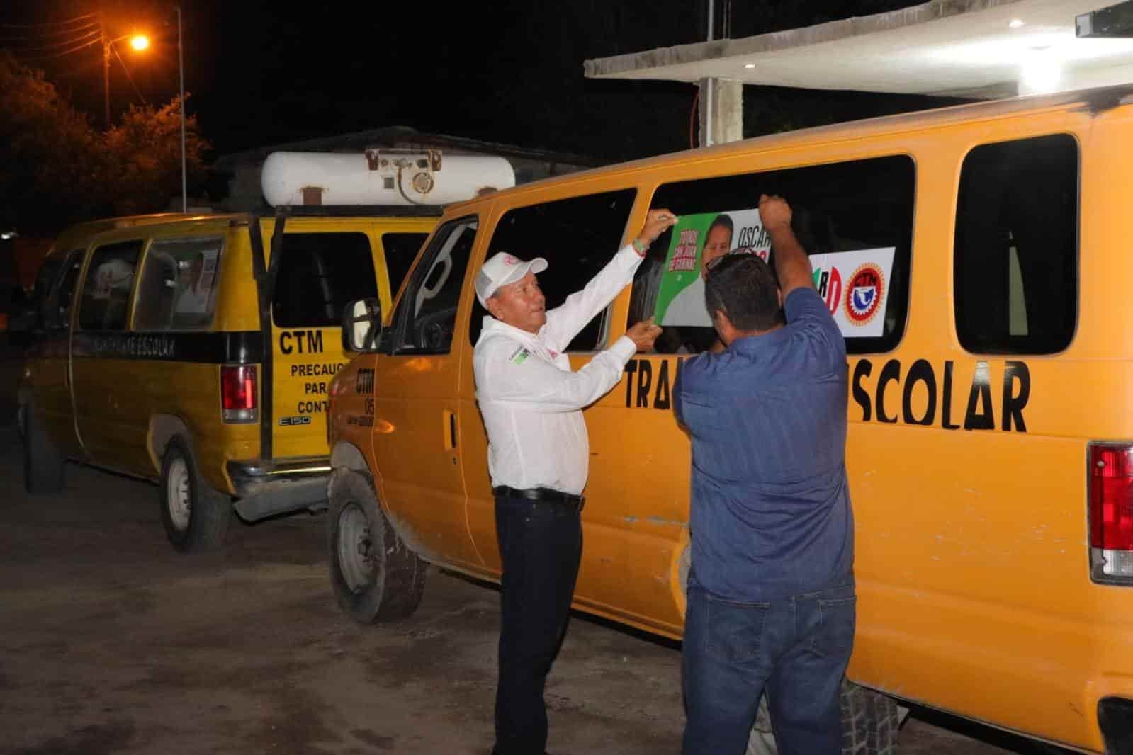 Avala transporte escolar proyecto de Oscar Ríos