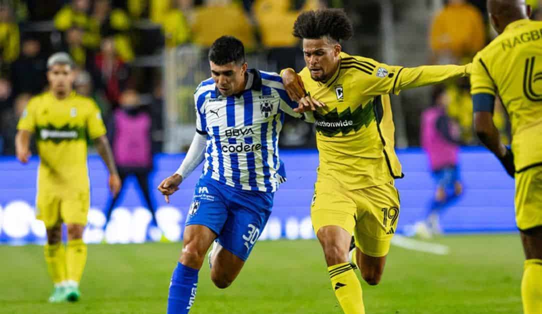 Rayados cayó ante Columbus en la semifinal de ida de la Concachampions.