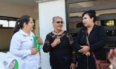 Candidata Pily Valenzuela lleva sus propuestas a las calles de Seccional 517 en  Nava