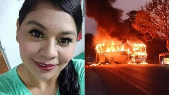 Mamá lanza a su hijo por la ventana de autobús incendiado; ella muere en Tabasco