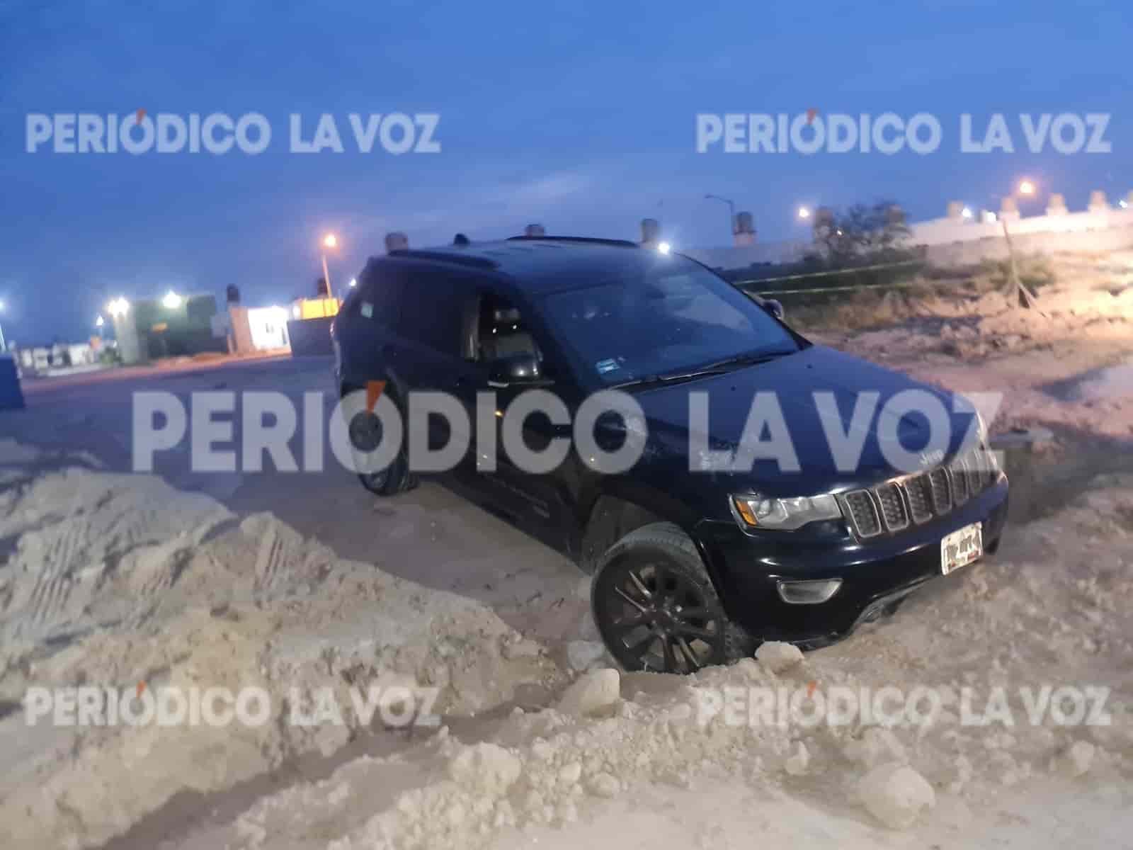 La Cherokee quedó con serios daños al caer en una ‘trampa’ de Simas.