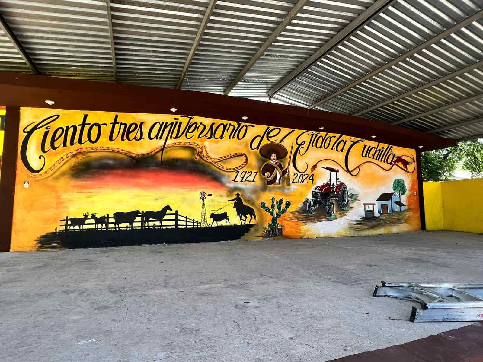 Celebran 103 Aniversario del Ejido La Cuchilla.