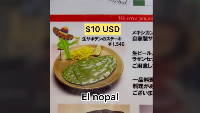 ¡Nopal internacional!; Venden nopal asado en Japón en 200 pesos