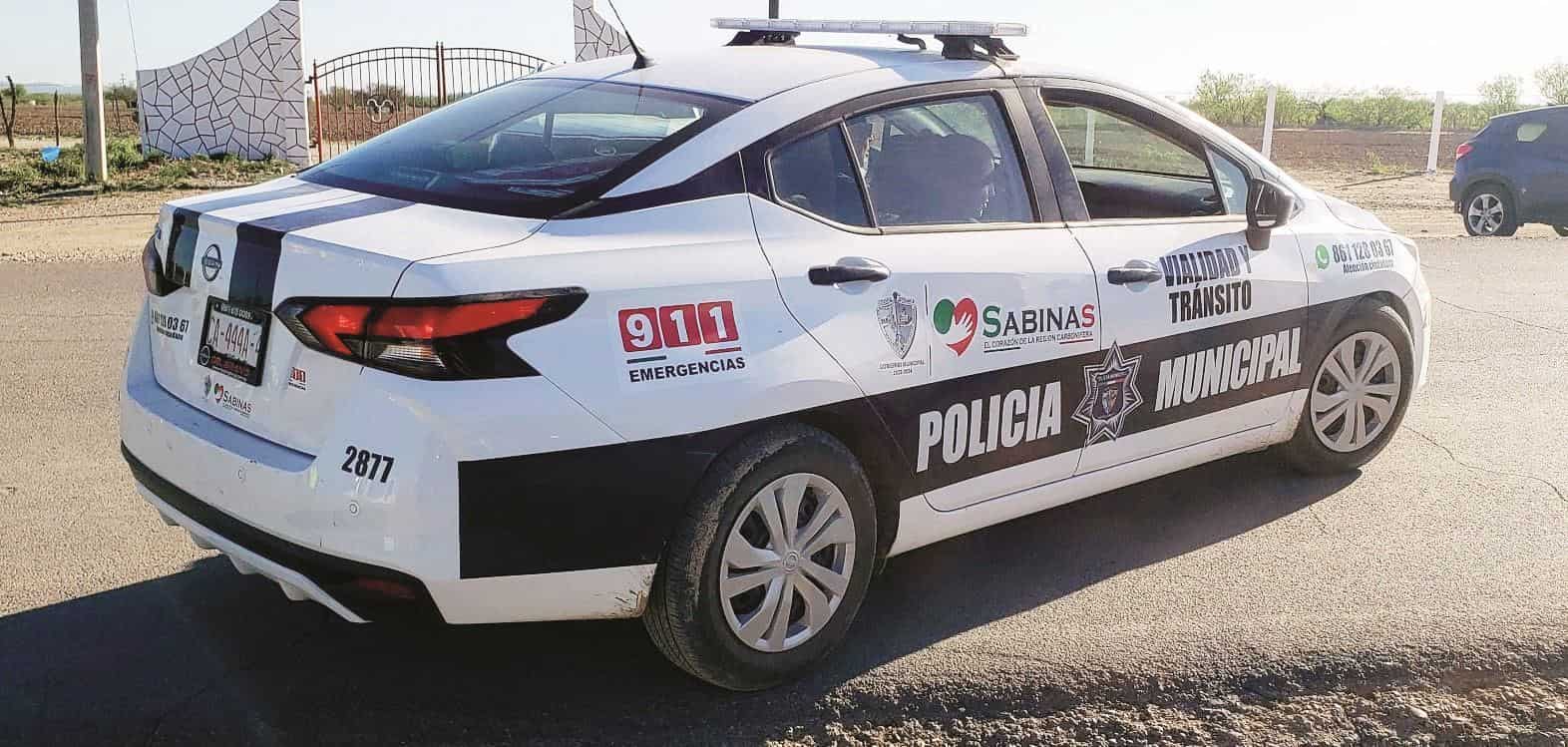 El director del mando único policial de Sabinas Coahuila Lionel Payán Sánchez, informa.
