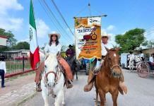 Celebran mil 500 jinetes aniversario de La Cuchilla