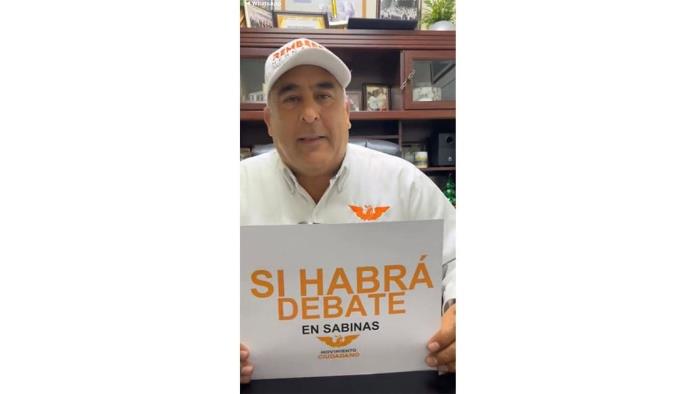 Sí habrá debate en Sabinas