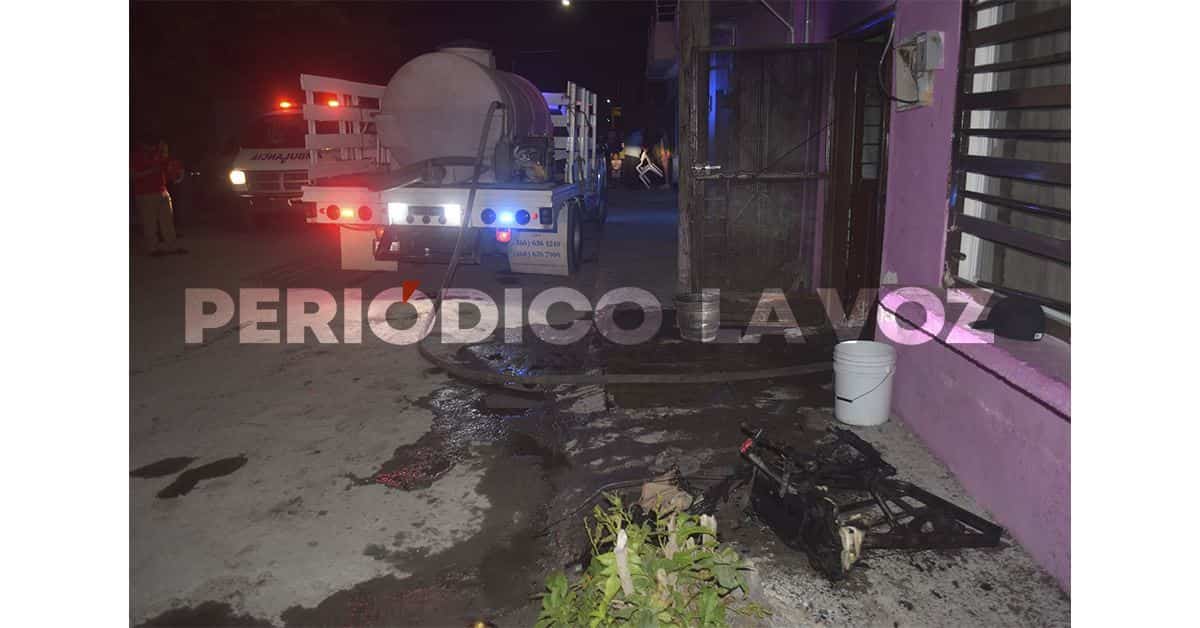 Se incendia casa en la Mayo