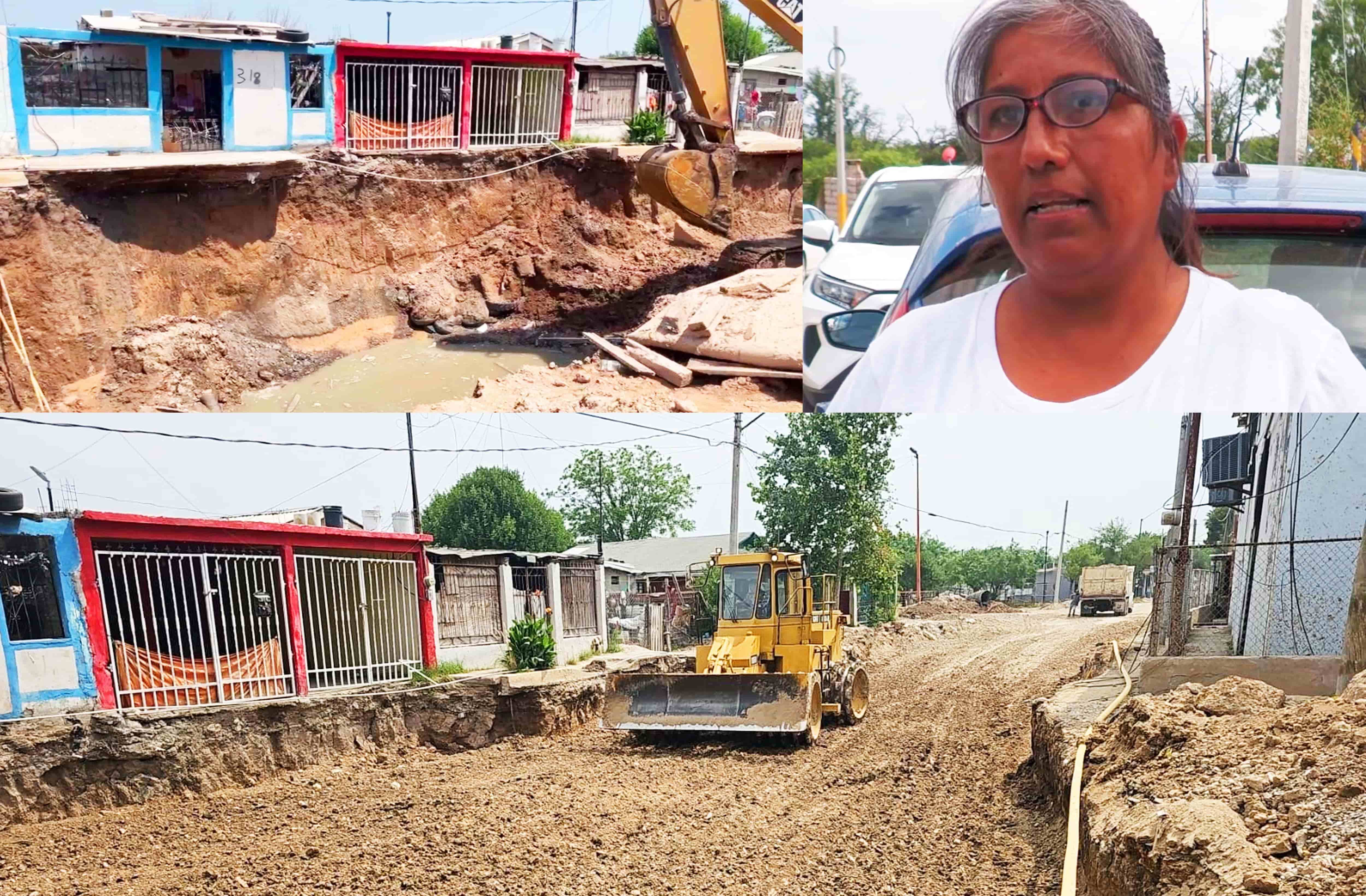 El Drenaje ESTÁ DEVORANDO Hogares en la Colonia Bravo