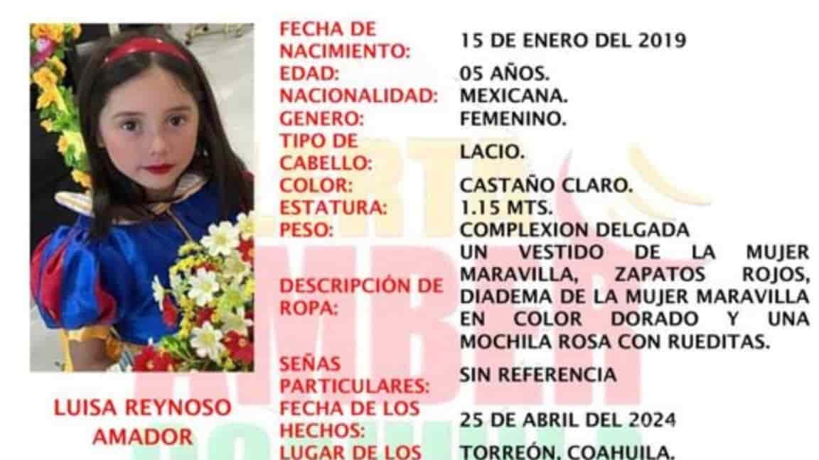 Cualquier dato o pista puede ser crucial para encontrar a Luisa y garantizar su seguridad. La colaboración de la comunidad es fundamental en situaciones como esta para lograr un desenlace positivo.