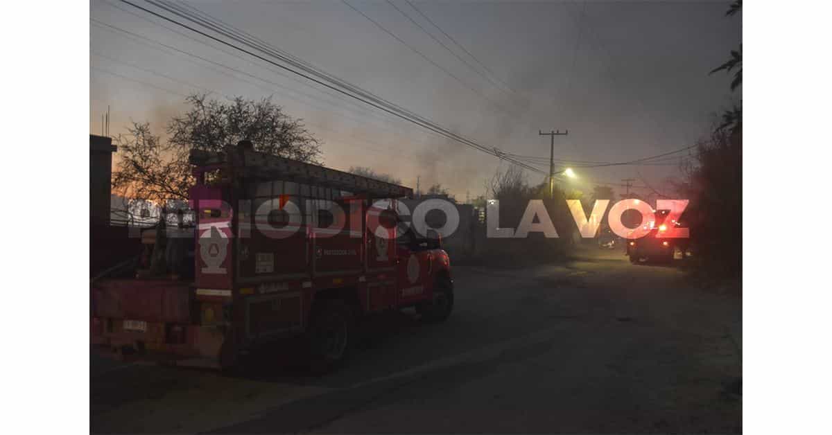 Se incendian carrizos