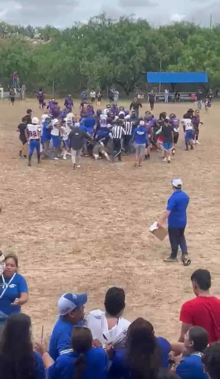 Desatan Riña CAMPAL  entre equipos de fútbol americano en la última jornada del torneo