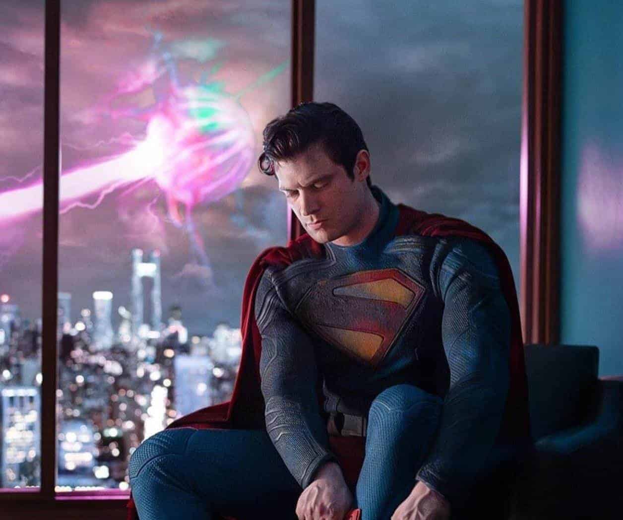 Comparten primera foto de David Corenswet como Superman