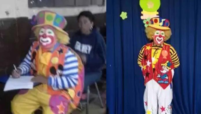 VIRAL: Fue a su exámen de derecho vestido de PAYASO