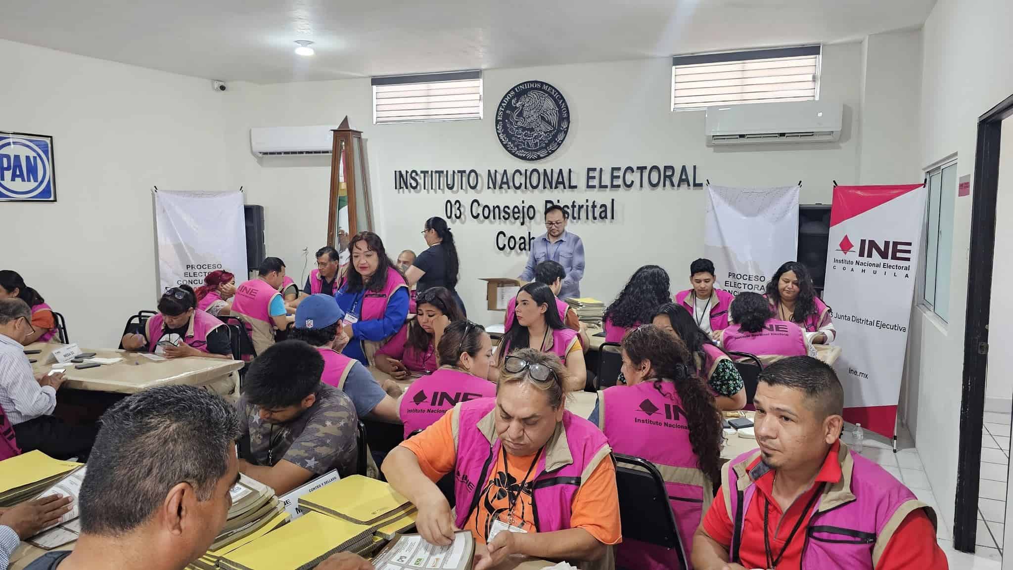 Llegan boletas  para elecciones