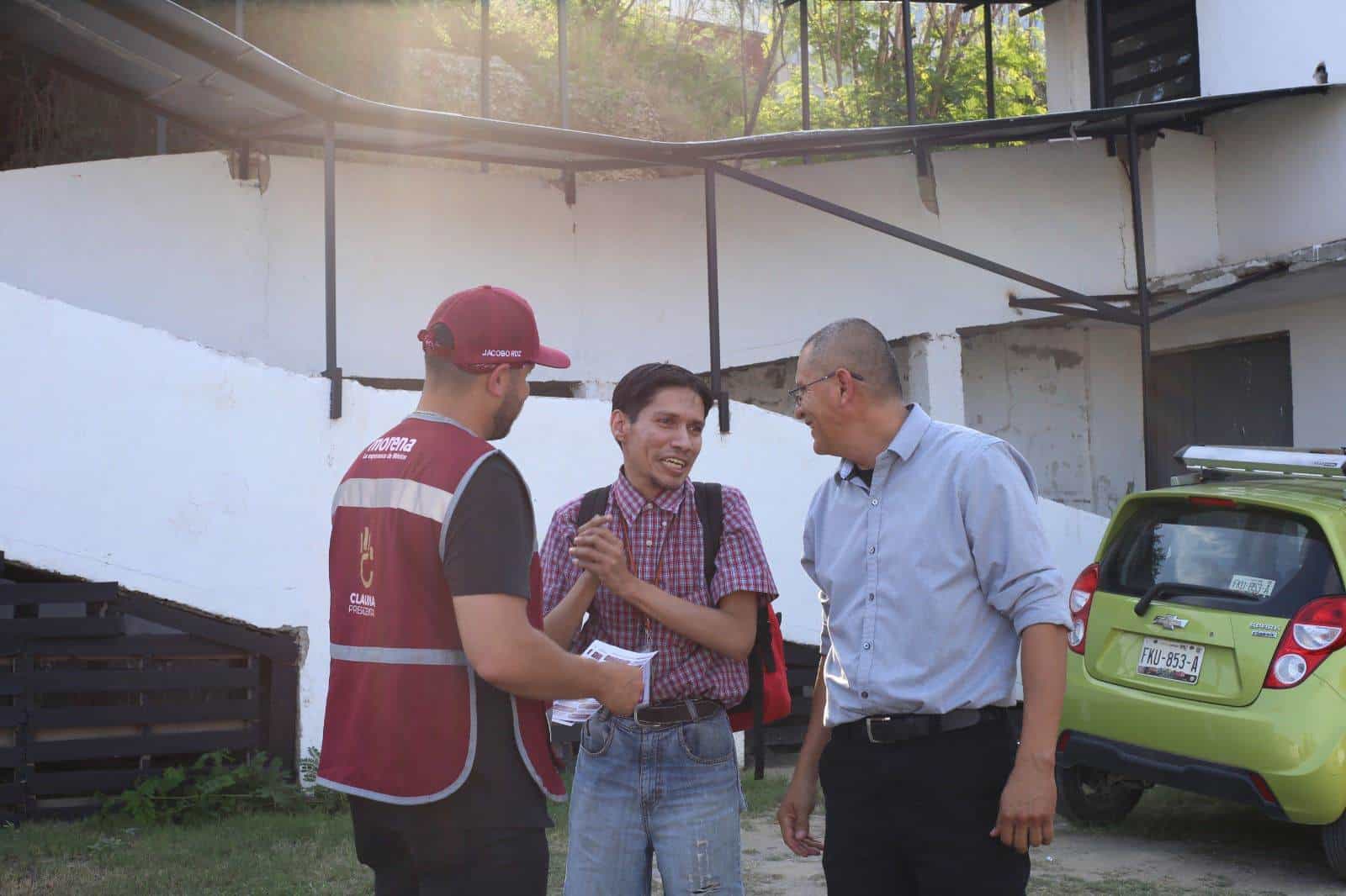 Aborda Jacobo Rodríguez temas críticos en su visita a la colonia Deportivo