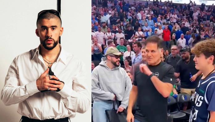 VIRAL: Niño RECHAZA tomarse una foto con Bad Bunny en partido de la NBA