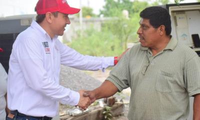 Pide Hugo voto en la Benito Juárez