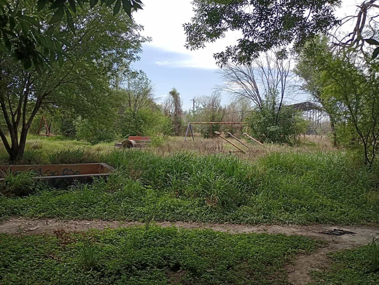 En deplorable abandono el Parque Deportivo AHMSA