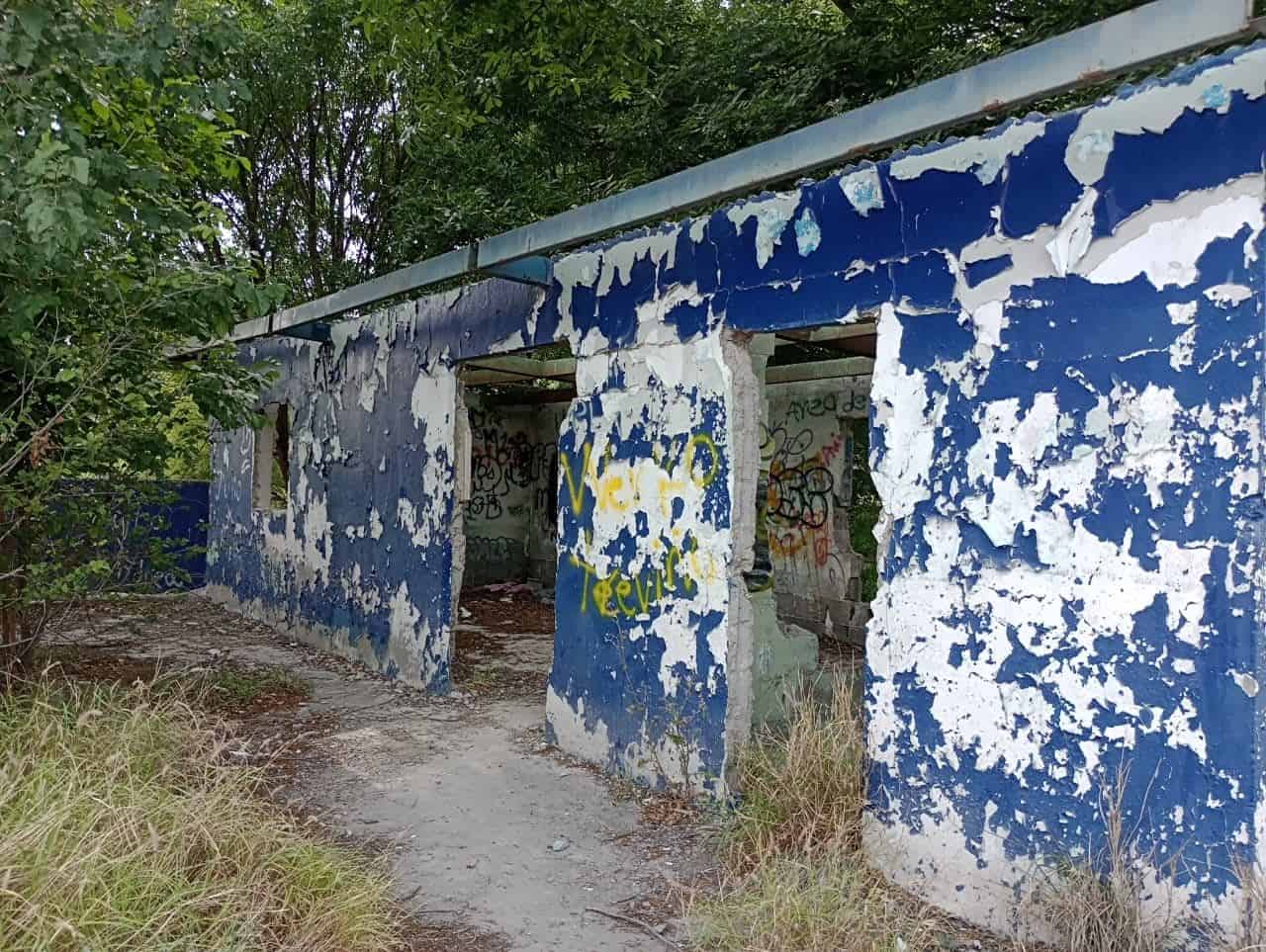 En deplorable abandono el Parque Deportivo AHMSA