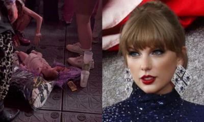 Fan de Taylor Swift deja a su bebé en el piso durante concierto en París