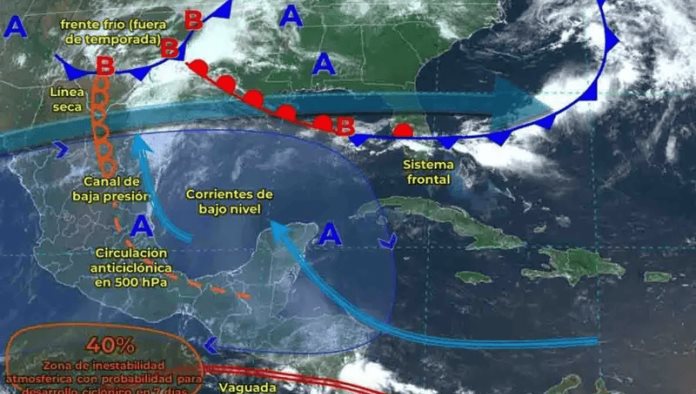 SMN alerta por la posible formación del primer ciclón: Aletta